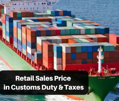 Retail Sale Price Under Import Duty Calculation