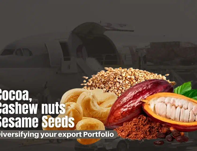 Why Adding Cocoa, Cashew Nuts, and Sesame Seeds Makes Sense in Diversifying Your Export Portfolio