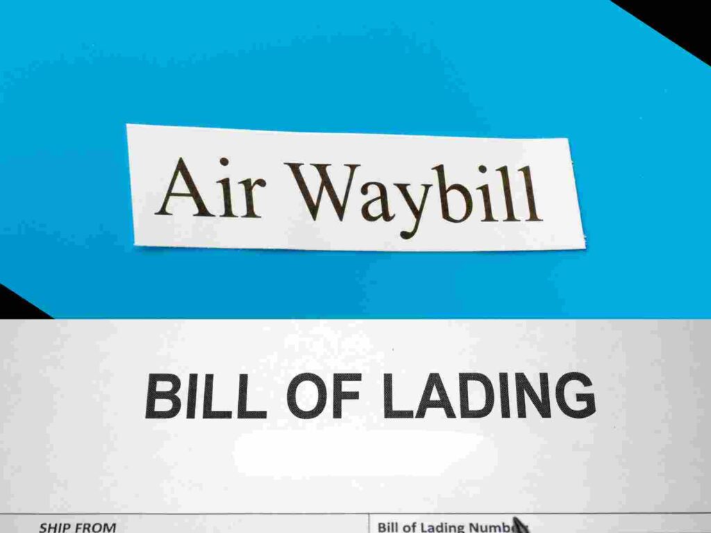 Key Difference Between Air Waybill and Bill of Lading