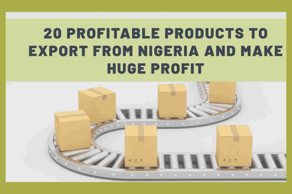 20 Profitable Products To Export